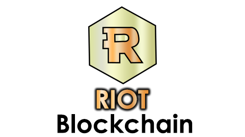 Riot Blockchain Digital Financial Market White Background