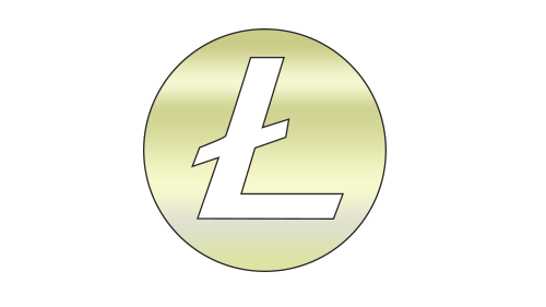 Litecoin LTC Digital Financial Market Transparent BG