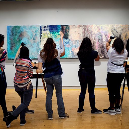 Students At Museum Art by Digital Financial Market